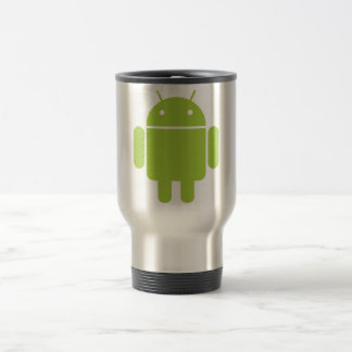 caneca de viagem do android