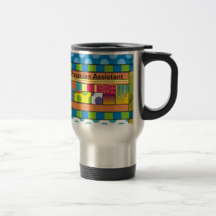 Caneca de viagem do assistente do médico
