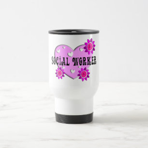 Caneca de viagem do assistente social