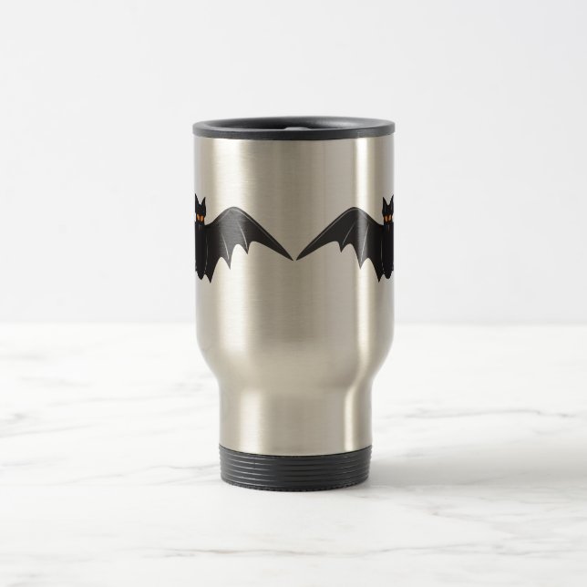 Caneca de viagem do bastão do Dia das Bruxas (Centro)