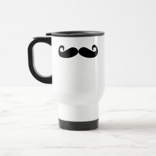 Caneca de viagem do bigode (para righties)