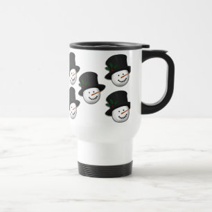Caneca de viagem do boneco de neve do KRW