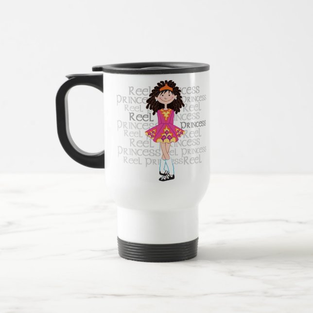 Caneca de viagem do Brunette do carretel (Esquerda)