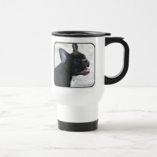 Caneca de viagem do buldogue francês