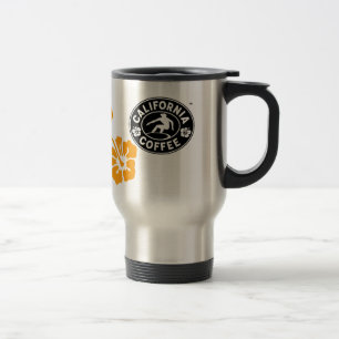 Caneca de viagem do café de Califórnia - de aço