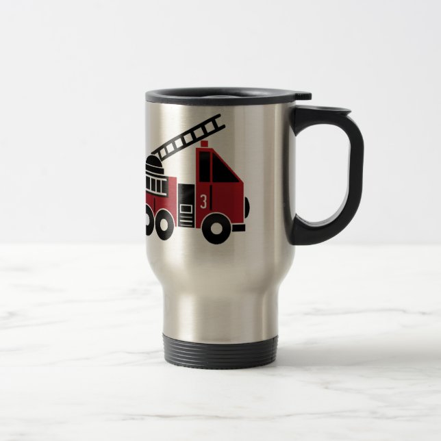 Caneca de viagem do caminhão de incêndio (Direita)
