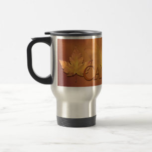 Caneca de viagem do Canadá - Copa de Souvenir Map