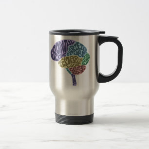 Caneca de viagem do cérebro