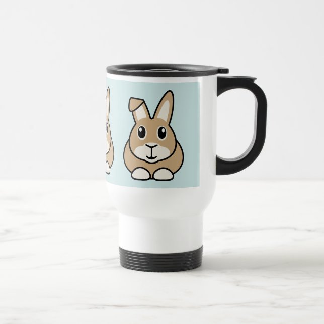Caneca de viagem do coelho dos desenhos animados (Direita)