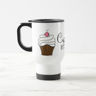 Caneca de viagem do cupcake