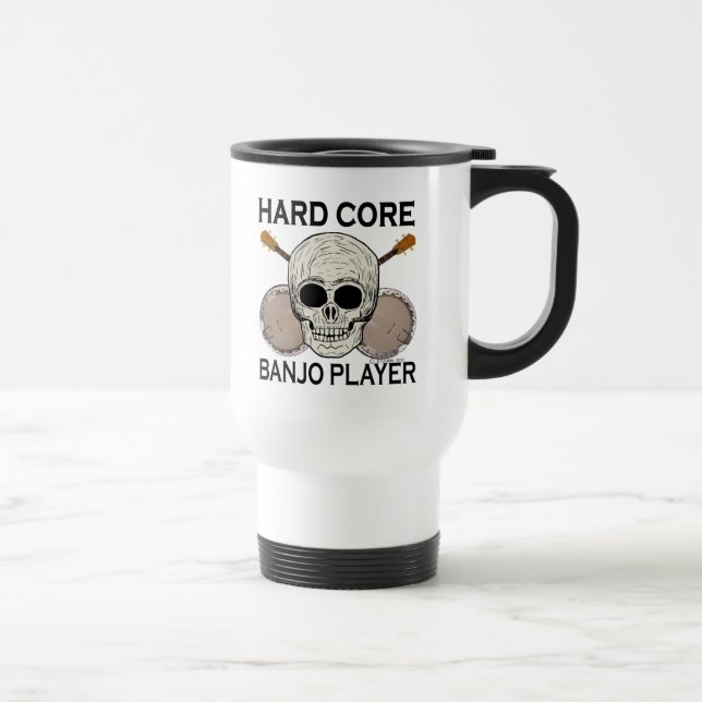 Caneca de viagem do Duro Core Banjo Player (Direita)