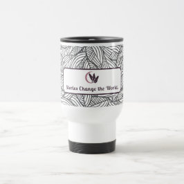 Caneca de viagem do escritor