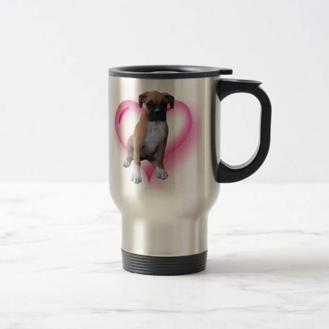 Caneca de viagem do filhote de cachorro do (Direita)