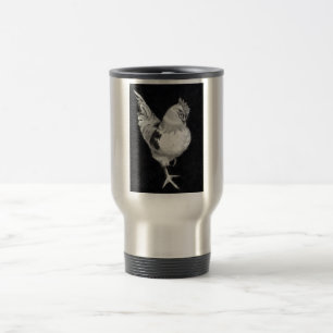 CANECA DE VIAGEM DO GALO: ARTE DO LÁPIS