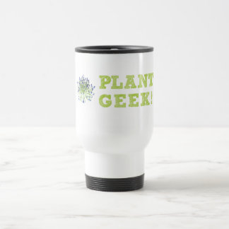 Caneca de viagem do geek da planta