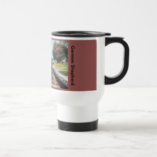 Caneca de viagem do german shepherd