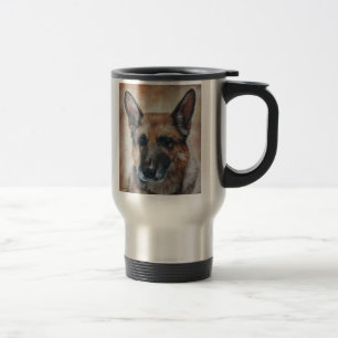 Caneca de viagem do german shepherd