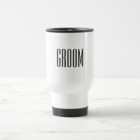 Caneca de viagem do Groom