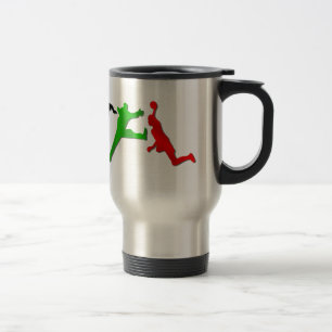 Caneca de viagem do handball - dê como um present