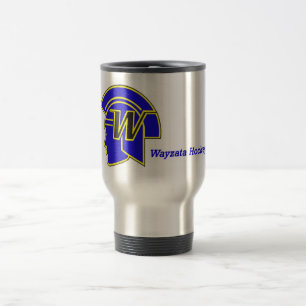 Caneca de viagem do hóquei de Wayzata - café