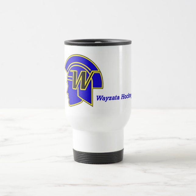 Caneca de viagem do hóquei de Wayzata - café (Centro)