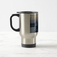 Caneca de viagem do Horizonte do Netuno de Entrega