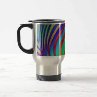 Caneca de viagem do impressão da zebra do
