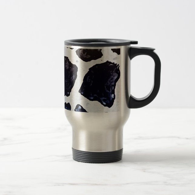 Caneca de viagem do impressão do girafa (Direita)