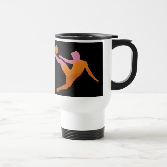 Caneca de viagem do jogador de futebol (Direita)
