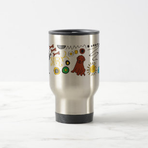 Caneca de viagem do Labrador Retriever