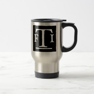 Caneca de viagem do logotipo de FTI