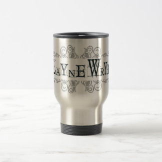 Caneca de viagem do logotipo de Layne Wrye