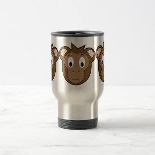 Caneca de viagem do macaco