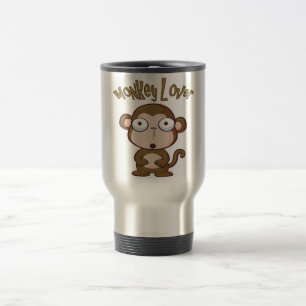 Caneca de viagem do macaco