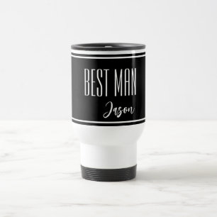 Caneca de viagem do Melhor Homem do Nome Personali