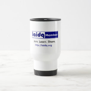 Caneca de viagem do membro de IAIDQ
