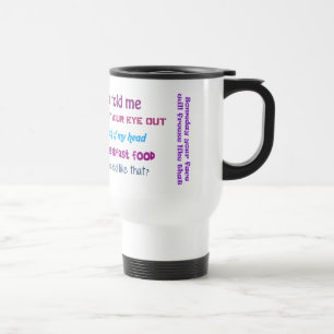 Caneca de viagem do Momism