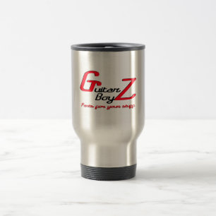 Caneca de viagem do monograma de BoyZ™ da guitar