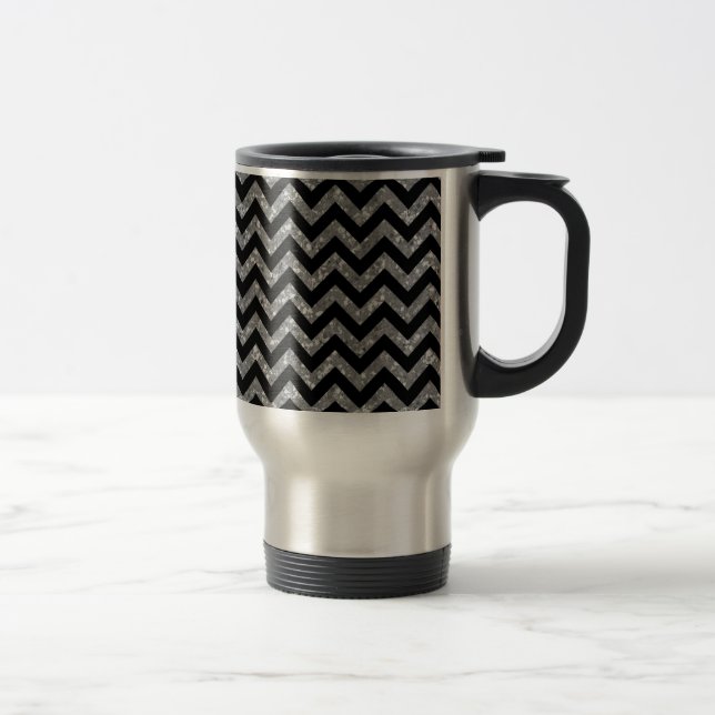 Caneca de viagem do olhar do brilho de Chevron (Direita)