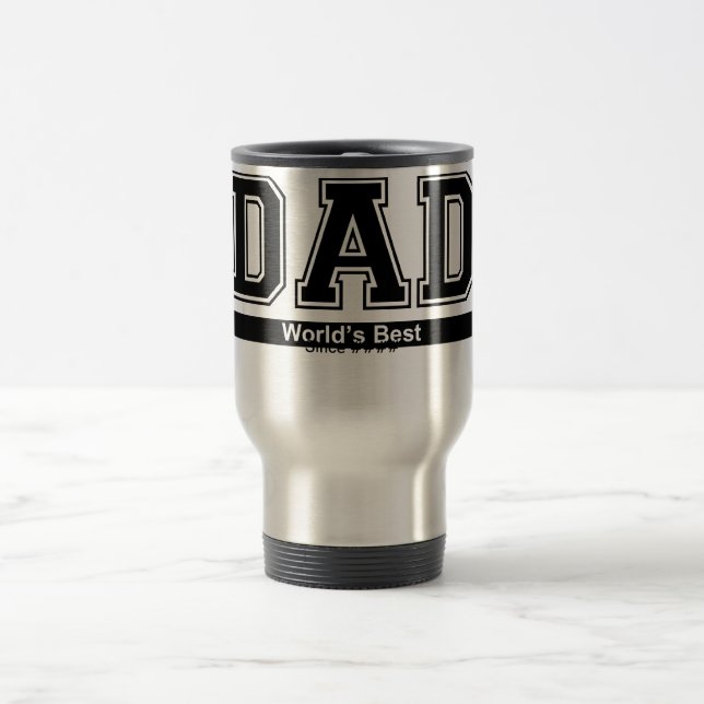 Caneca de viagem do pai do mundo a melhor (Centro)