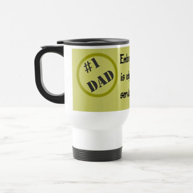 Caneca de viagem do pai do número um (Esquerda)