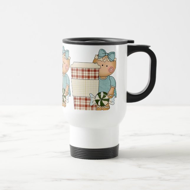 Caneca de viagem do pão-de-espécie do feriado do (Direita)