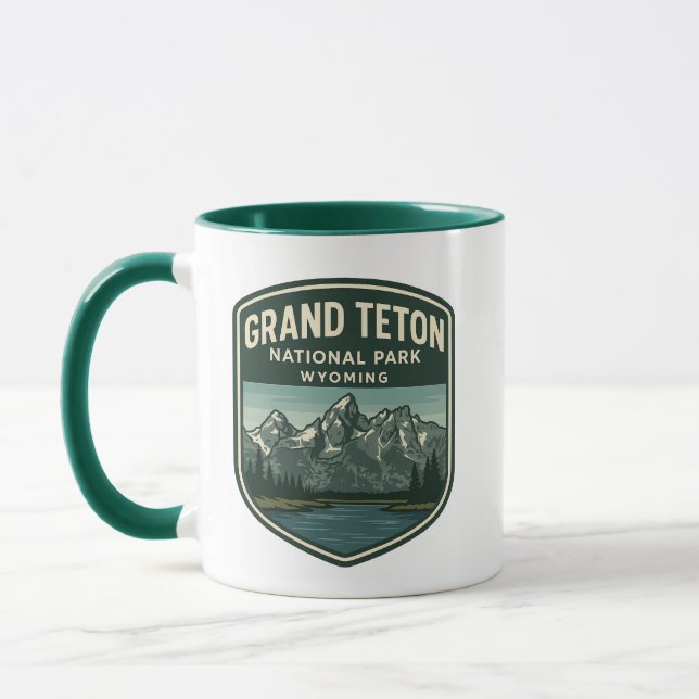 Caneca de viagem do Parque Nacional Grand Teton (Esquerda)