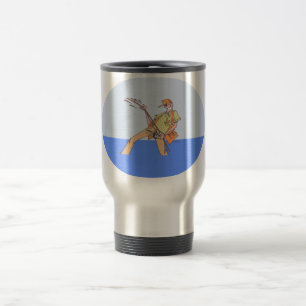 Caneca de viagem do pescador