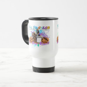 Caneca de viagem do piloto do tambor do Appaloosa