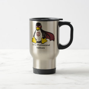 Caneca de viagem do pinguim do vingador do LPI