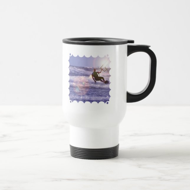 Caneca de viagem do plástico de Kitesurfer (Direita)