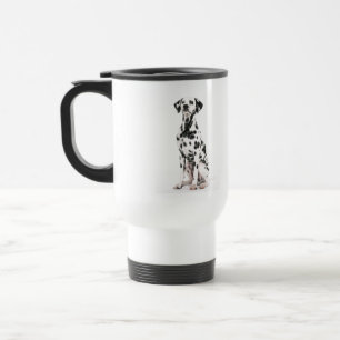Caneca de viagem do plástico do cão do fogo