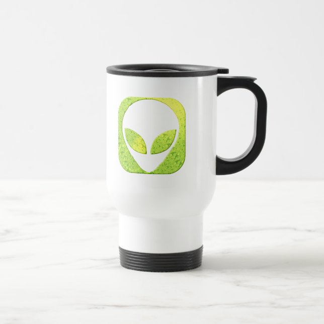 Caneca de viagem do plástico dos aliens (Direita)