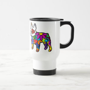 Caneca de viagem do poder de Frenchie